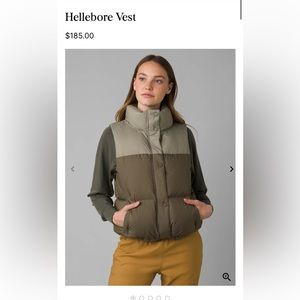 PrAna Hellebore Vest, sz M
